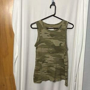 Current/Elliott Green Camo Muscle Tank Size 0